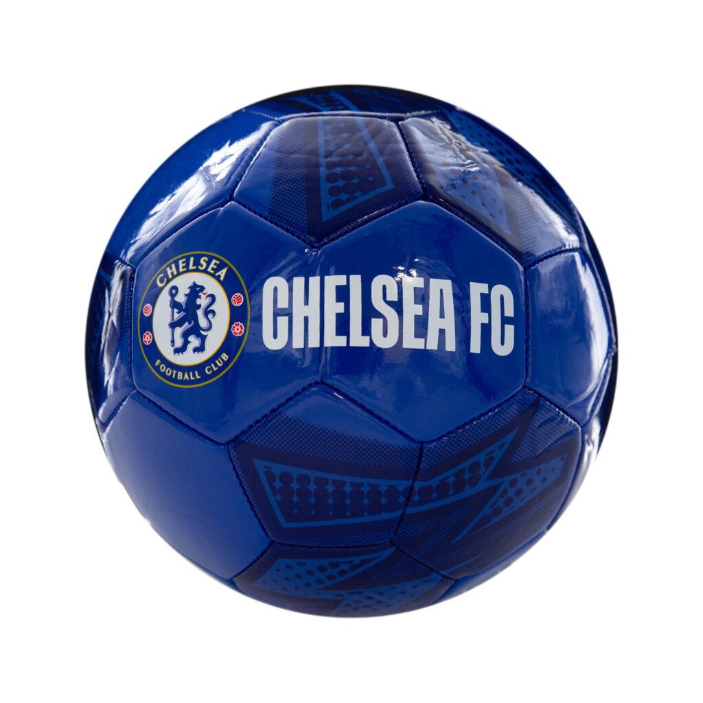 Chelsea FC Official Blue Club Crest Soccer Ball Size 5