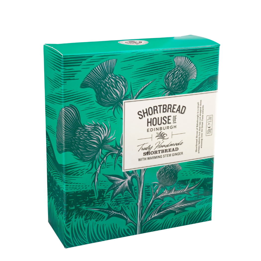 Shortbread House of Edinburgh Mini Stem Ginger Shortbread 150g