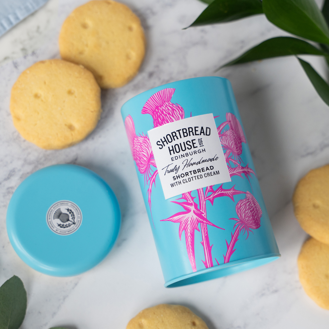 Shortbread House of Edinburgh Clotted Cream Shortbread Tin 140g