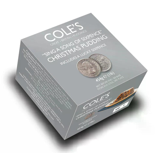 Cole's Sing a Song of Sixpence Christmas Pudding 454g