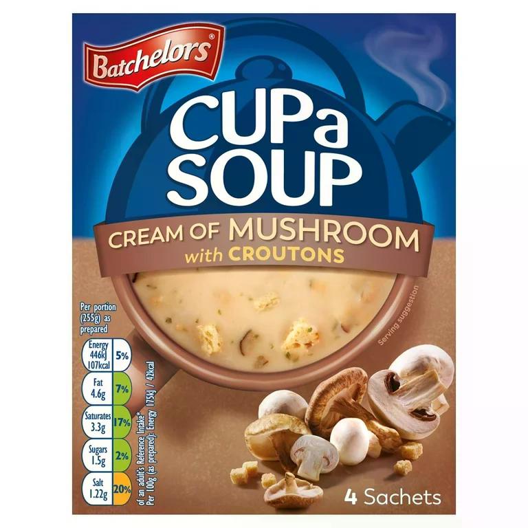 Batchelor's Cup a Soup Cream of Mushroom with Croutons 99g