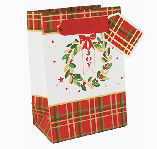 Tartan Wreath Small Bag