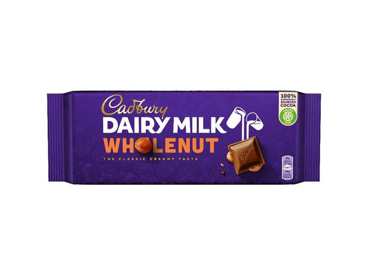Dairy Milk Wholenut 180g