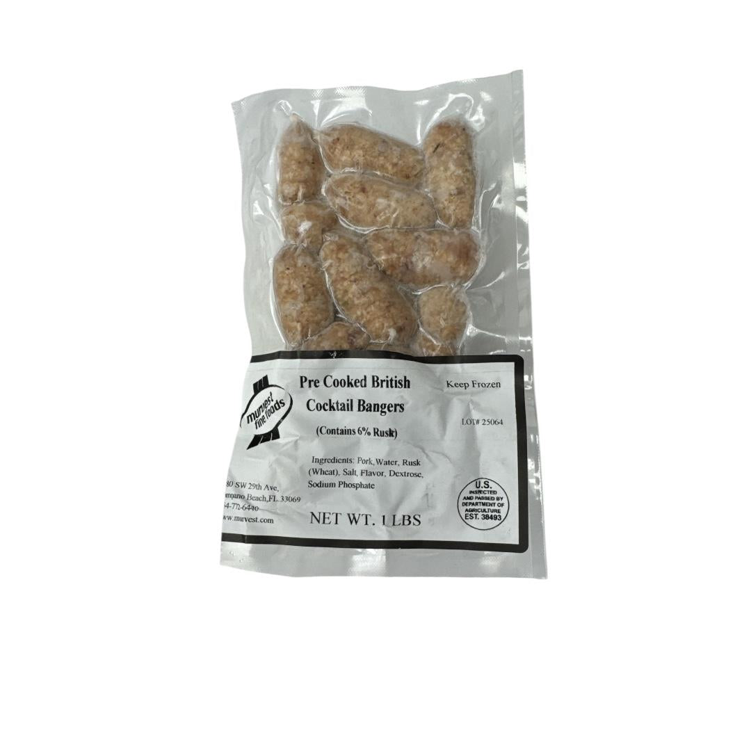 Murvest Cooked British Style Cocktail Bangers 1lb