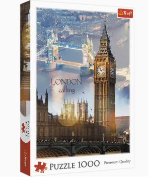 1000 Piece Jigsaw Puzzles, London At Dawn, Puzzle of England with Big Ben and Tower Bridge