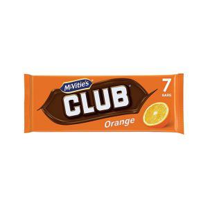 McVities Club Orange 7bars 154g