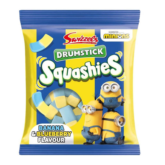 Swizzels Drumstick Squashies Banana & Blueberry Flavour 120g