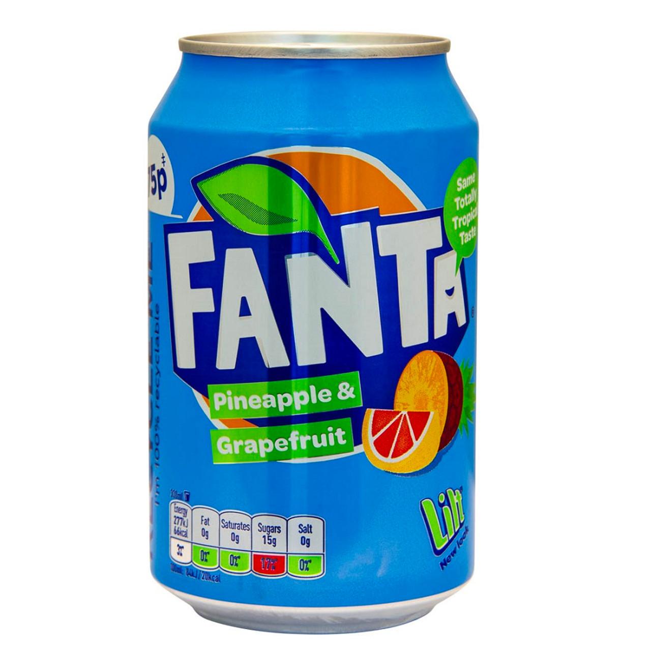 Fanta Pineapple & Grapefruit Can 330ml
