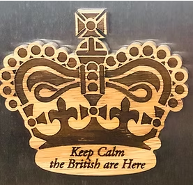 Oak Fridge Magnets - Crown