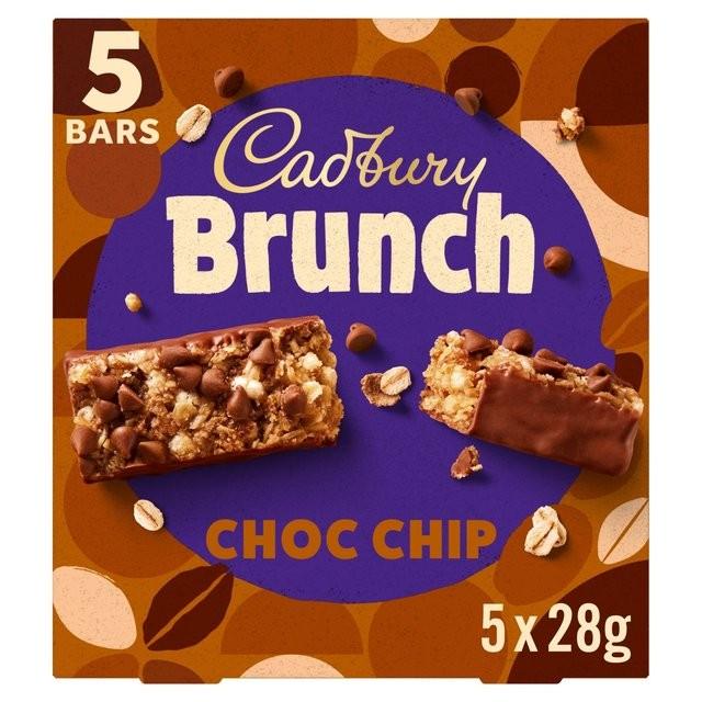 Cadbury Brunch Oats Chocolate Chip Bars 5pk