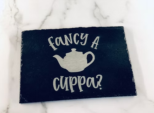 Fancy A Cuppa Slate Trivet
