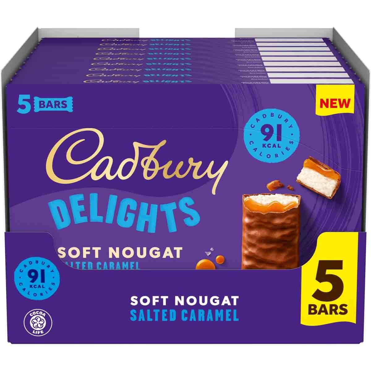 Cadbury Delights Salted Carmel 110g (5 Bars x22G)