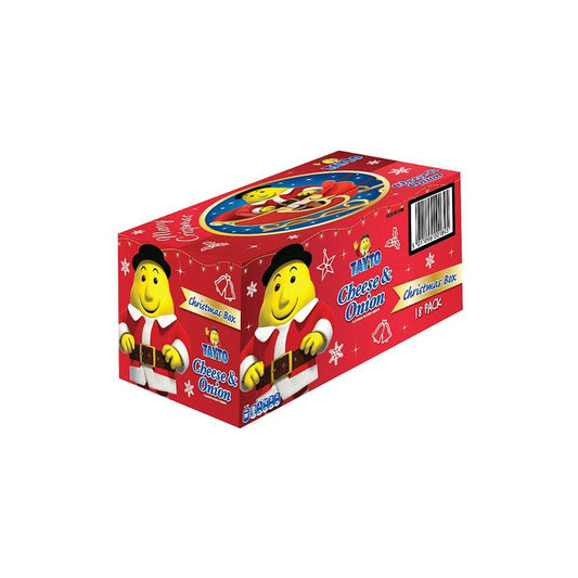 Tayto Cheese & Onion Crispmas Box 18 Pack 18x25g