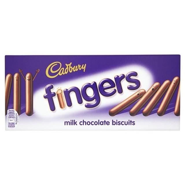 Cadbury Milk Chocolate Fingers 114g