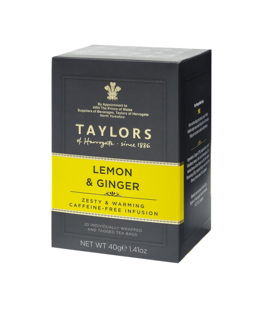 Taylors of Harrogate Lemon & Ginger Tea 20ct
