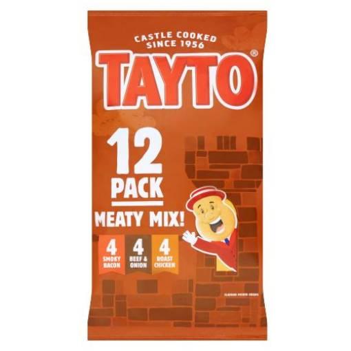 Tayto Meaty Mix Assorted Crisps 12 Pack