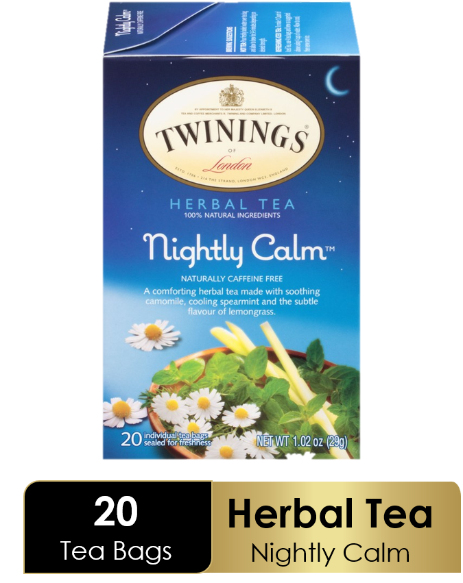 Twinings Nightly Calm Bedtime Blend Herbal 20ct