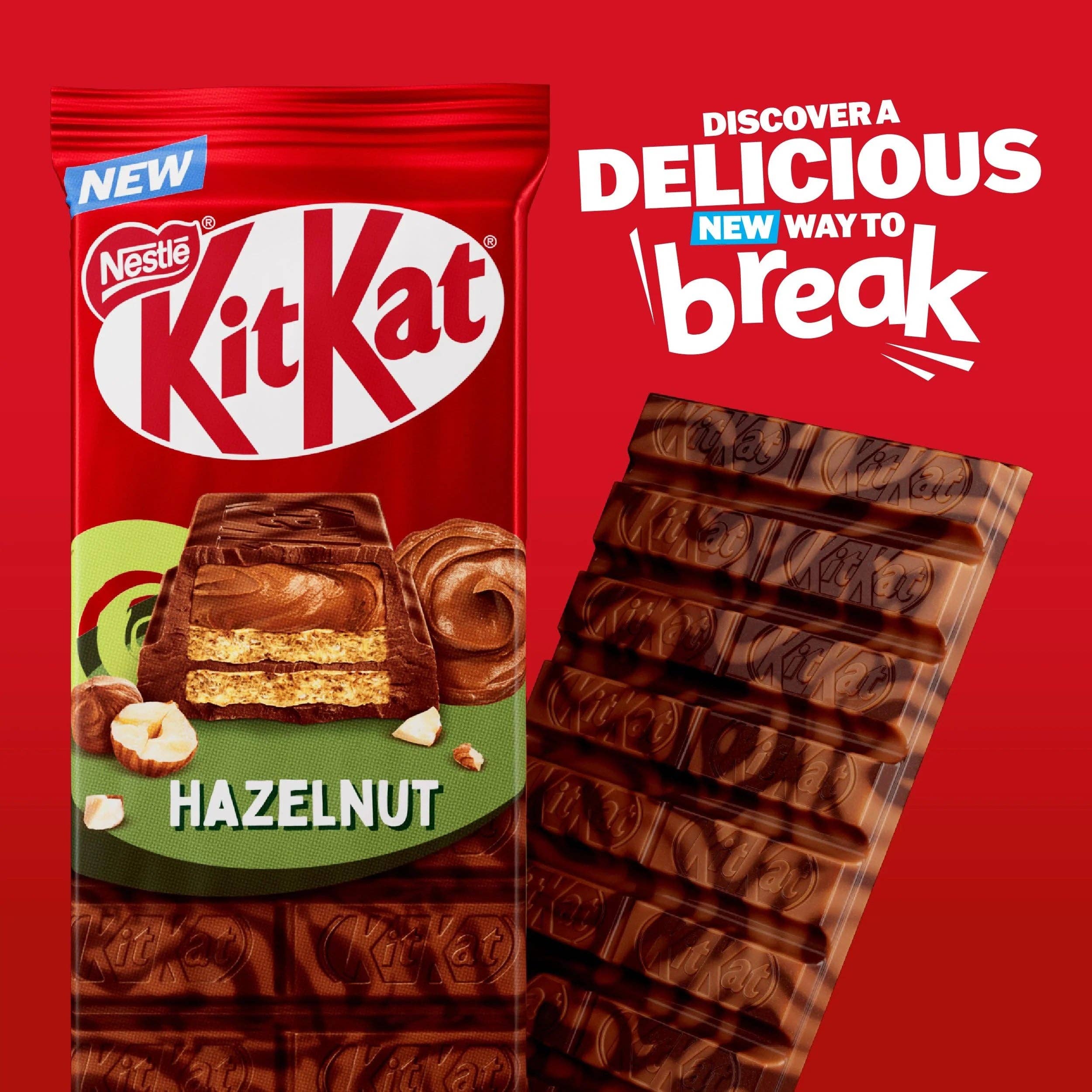 KitKat Hazelnut Sharing Bar 99g UK
