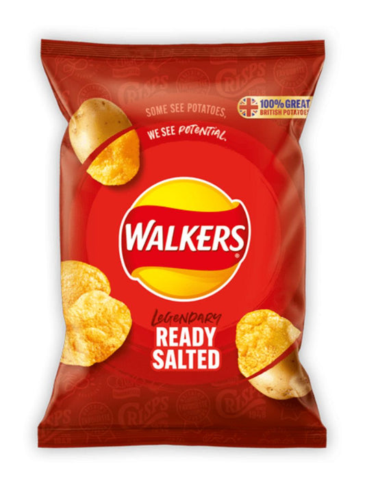 Walkers Ready Salted Crisps 32.5g