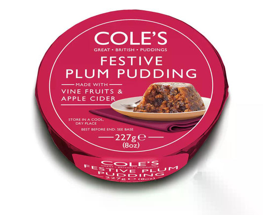Cole's Festive Plum Pudding 227g