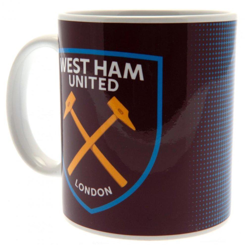 West Ham United Halftone 11oz Boxed Mug