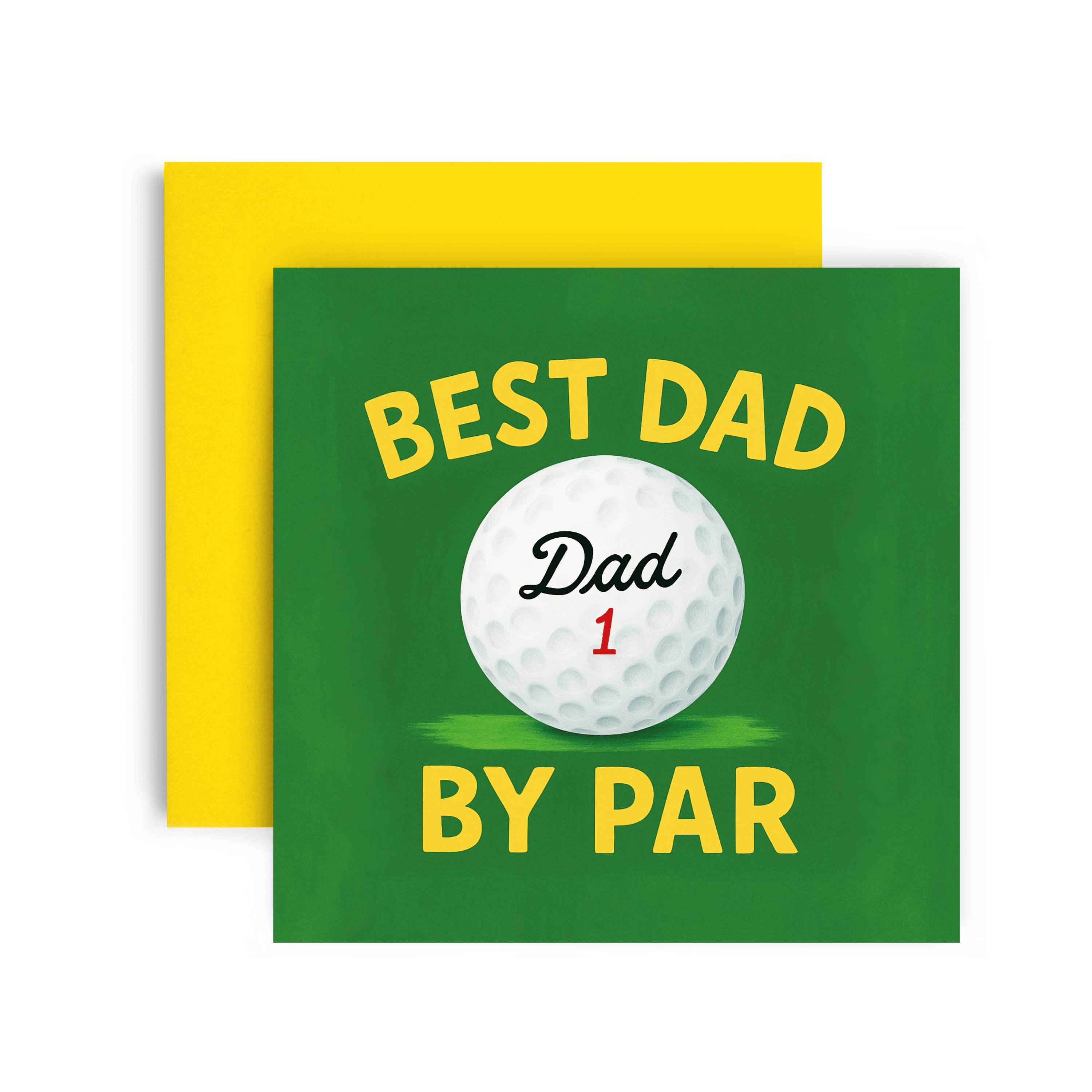 Best Dad by Par Golf Fathers Day Card