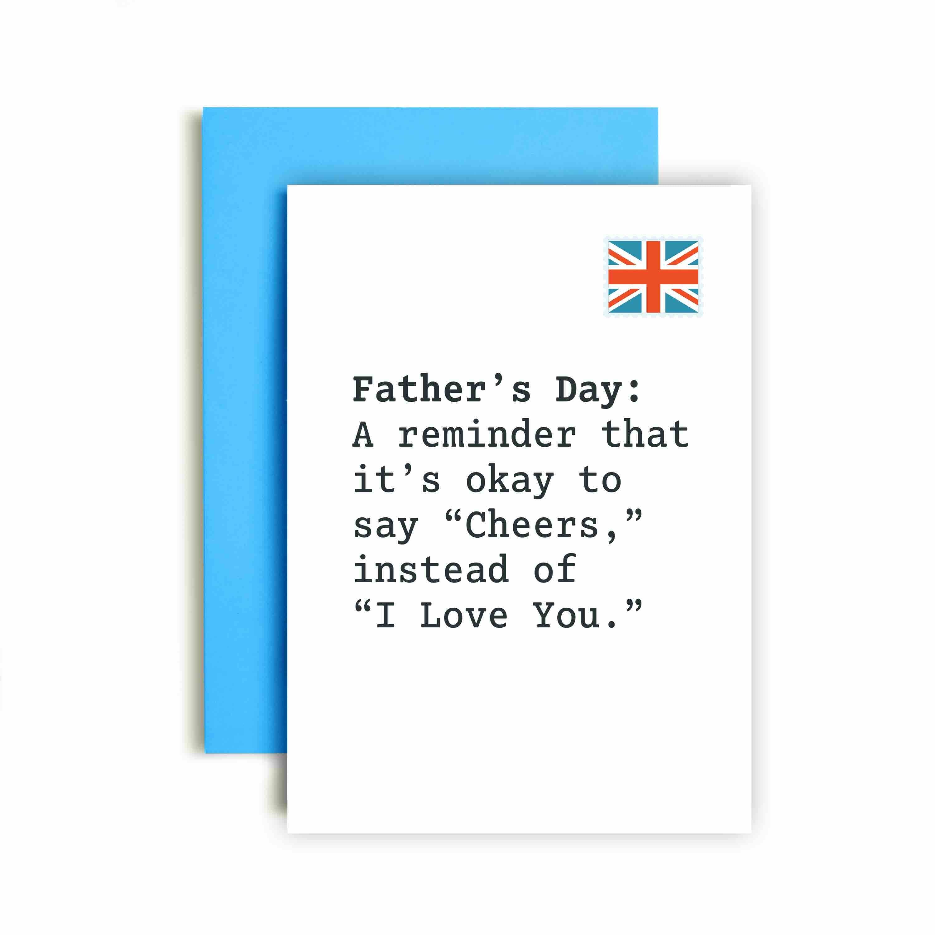 Say Cheers Fathers Day Card