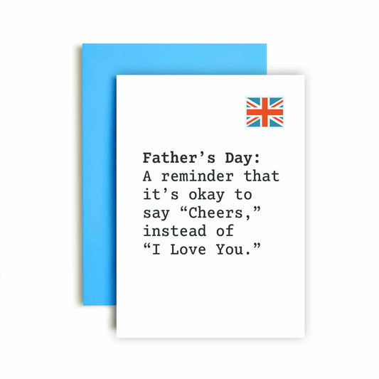 Say Cheers Fathers Day Card