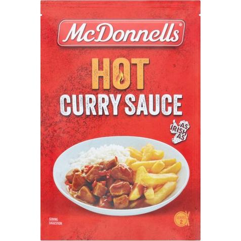 McDonnells Hot Curry Sauce Sachets 50g