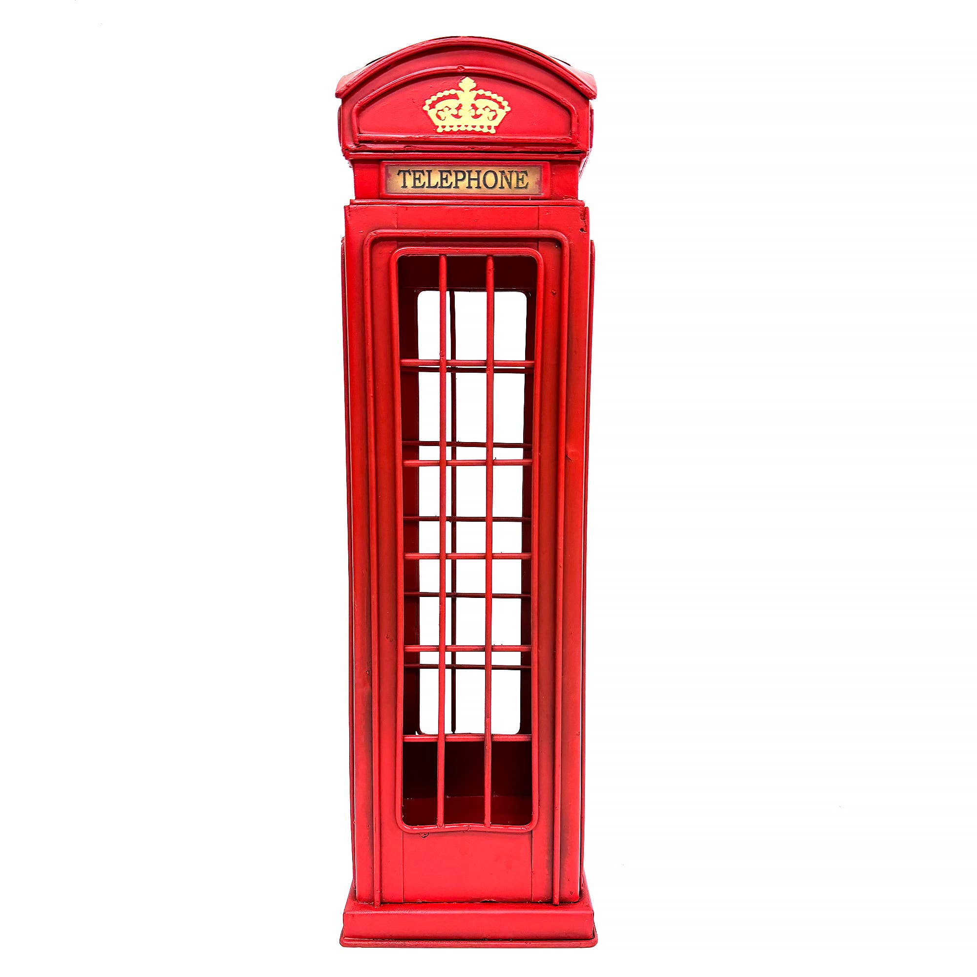 Metal Telephone Box Single Wine Carrier