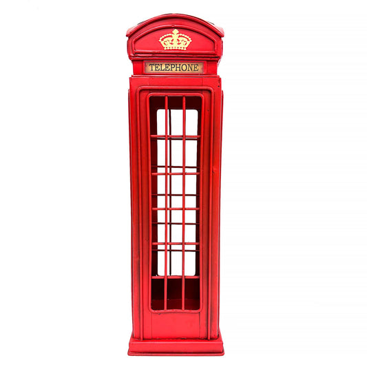 Metal Telephone Box Single Wine Carrier