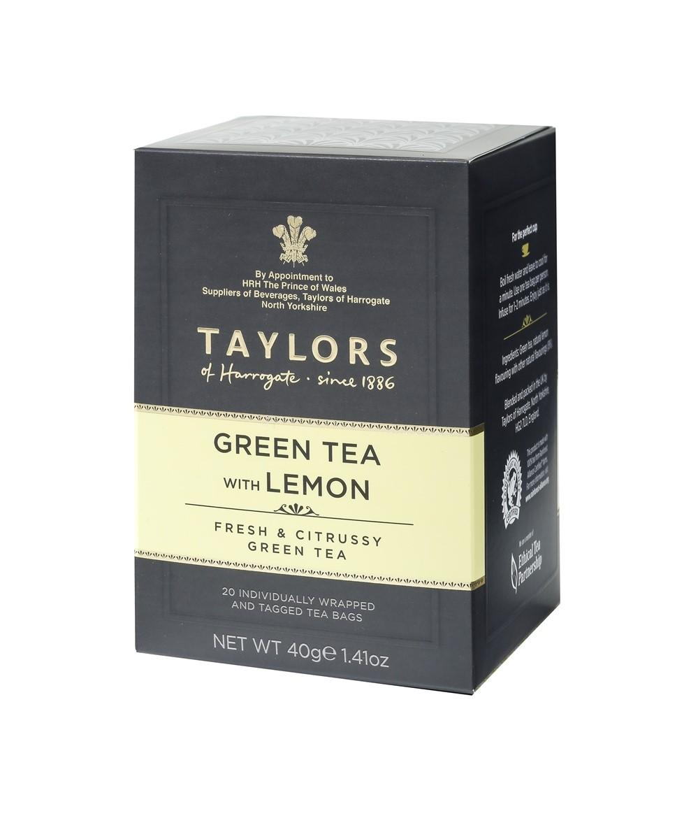 Taylors of Harrogate Green Tea with Lemon 20ct