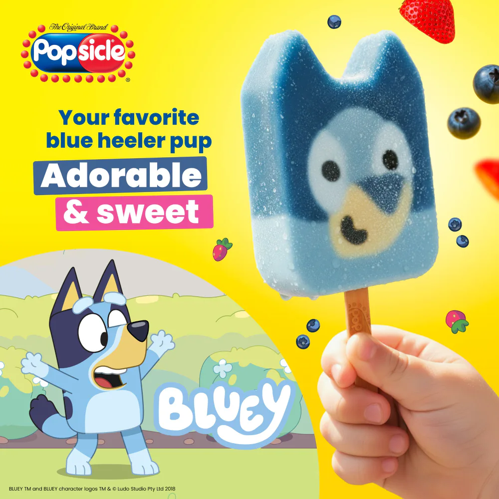 Popsicle Bluey Ice Cream Individual Bar (USA)