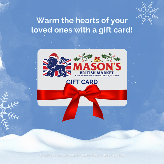 Mason's British Market Gift Card