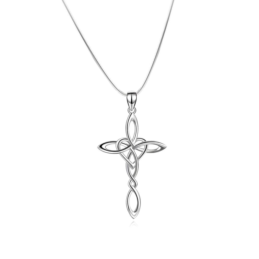 Celtic Heart™ Pendant — 18K White Gold Necklace