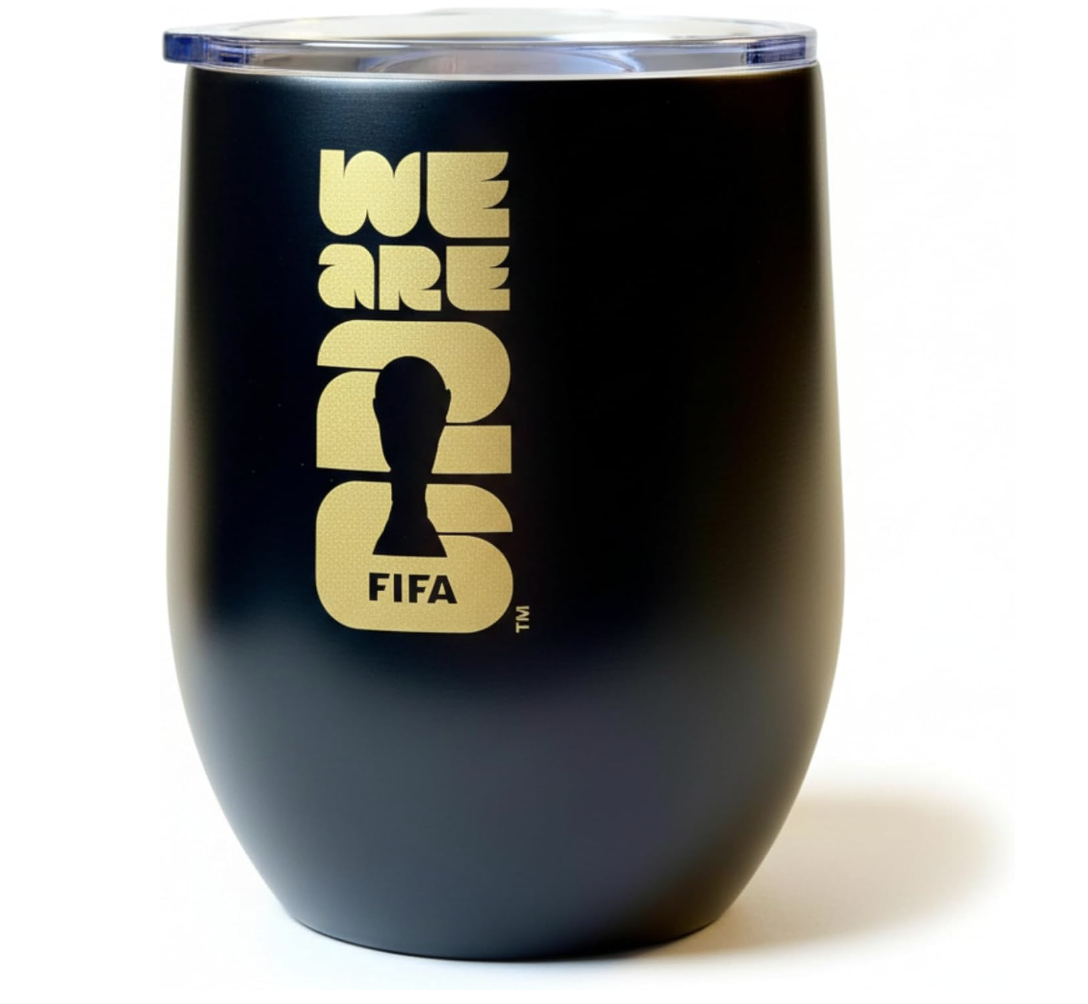 FIFA World Cup 2026 Official 12 oz Insulated Stainless Steel Wine Tumbler