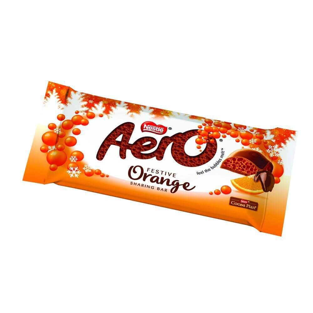Nestle Aero Festive Orange Sharing Bar 90g