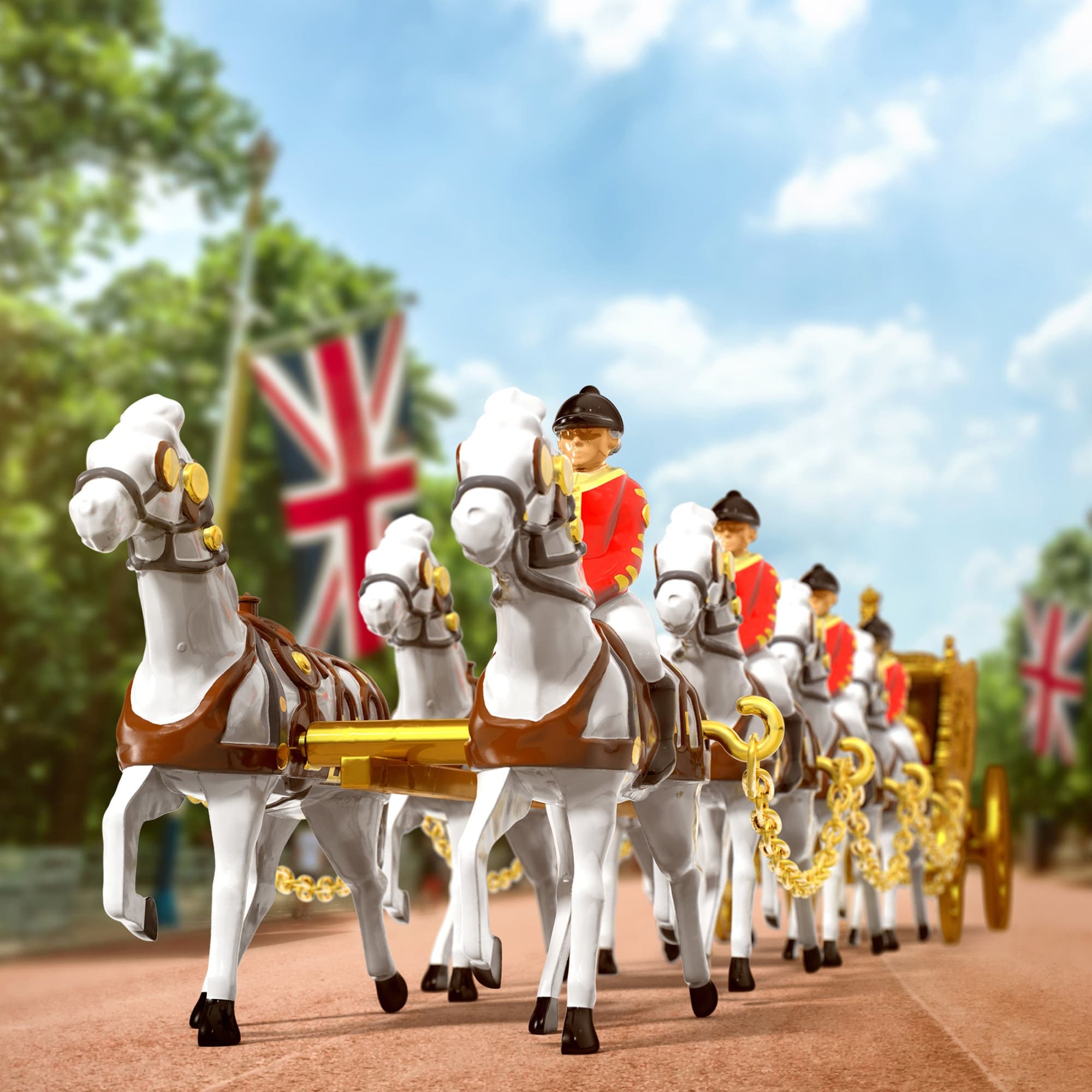 Matchbox Collectors Coronation Gold State Coach | Mattel Creations