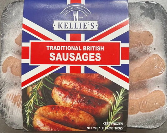 Kellie’s Traditional British Sausage’s 6pk