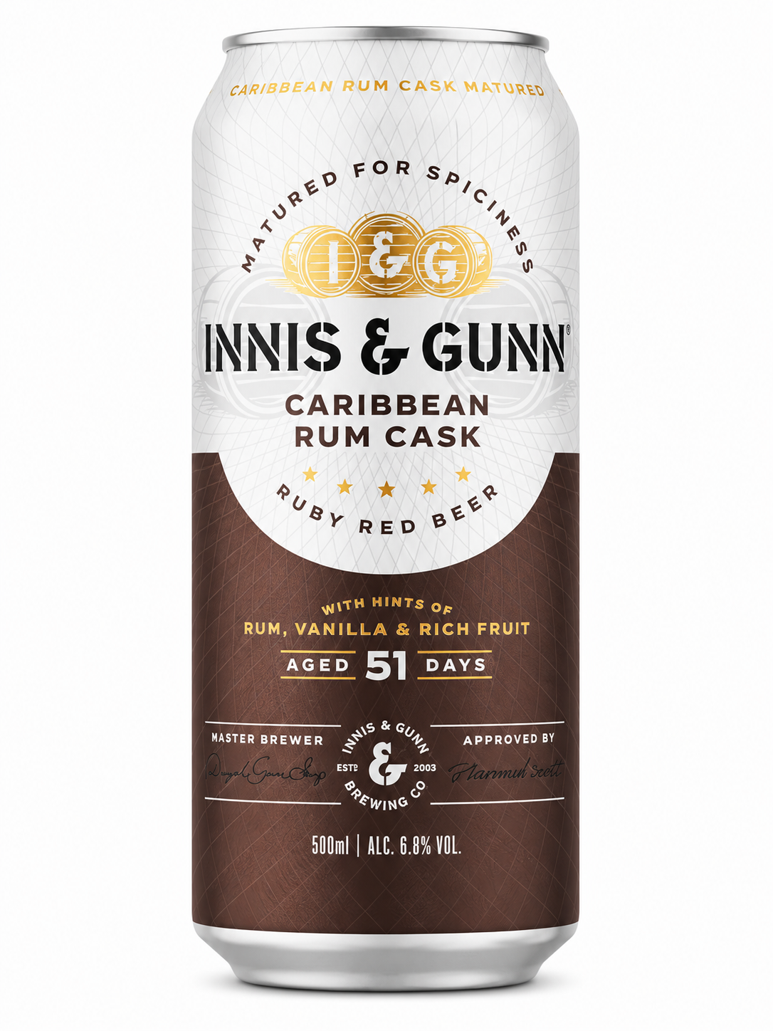 Innis & Gunn Caribbean Rum Cask Scottish Red Beer 16oz Can