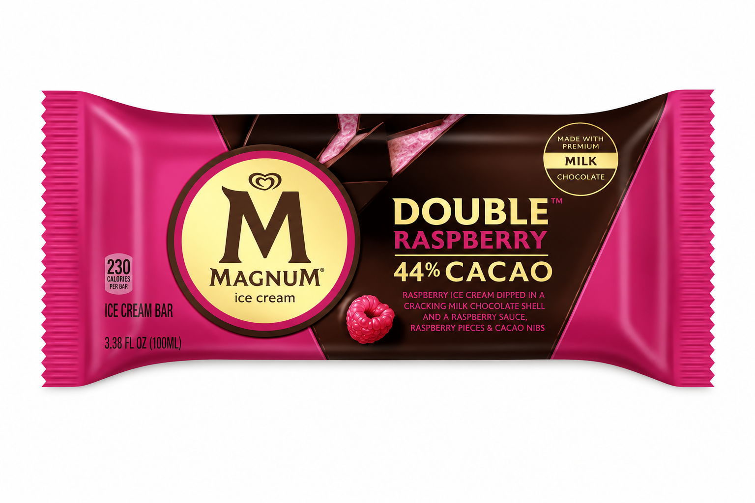 Magnum Double Raspberry Individual Bar (USA)