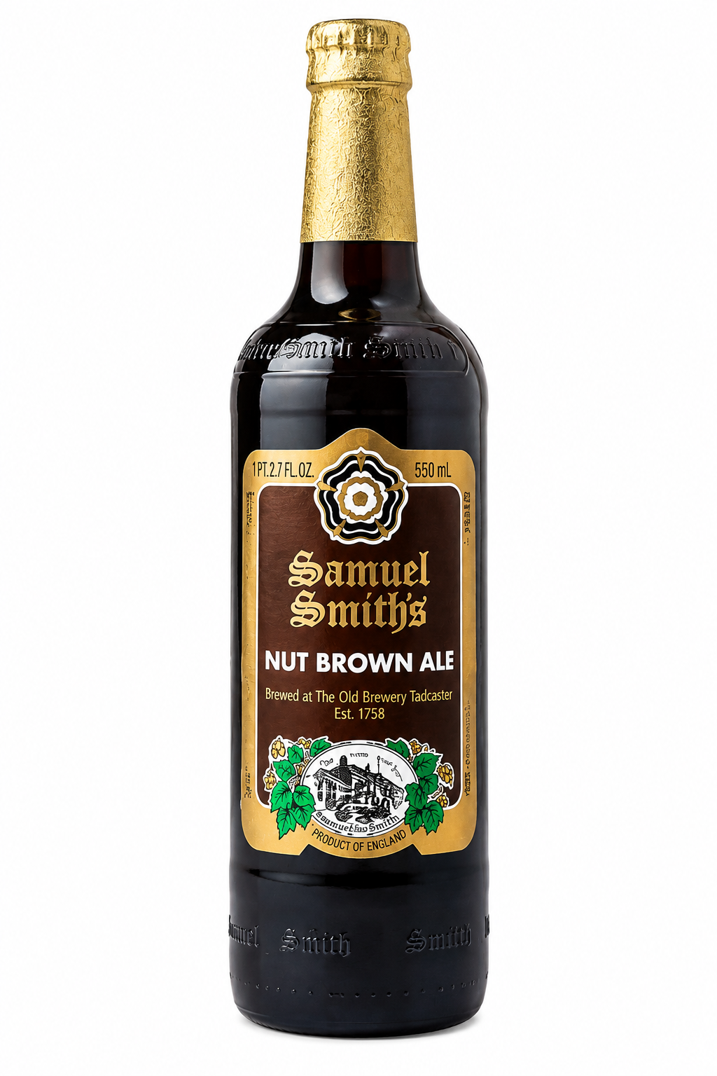 Samuel Smith Nut Brown Ale imported English beer 12oz bottle