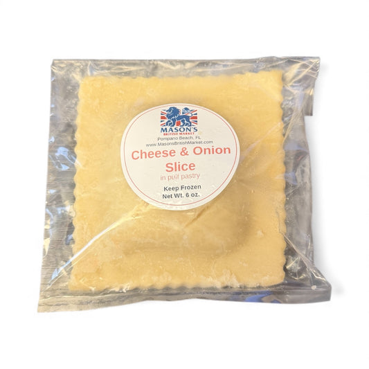 Mason's Cheese & Onion Slice 6oz