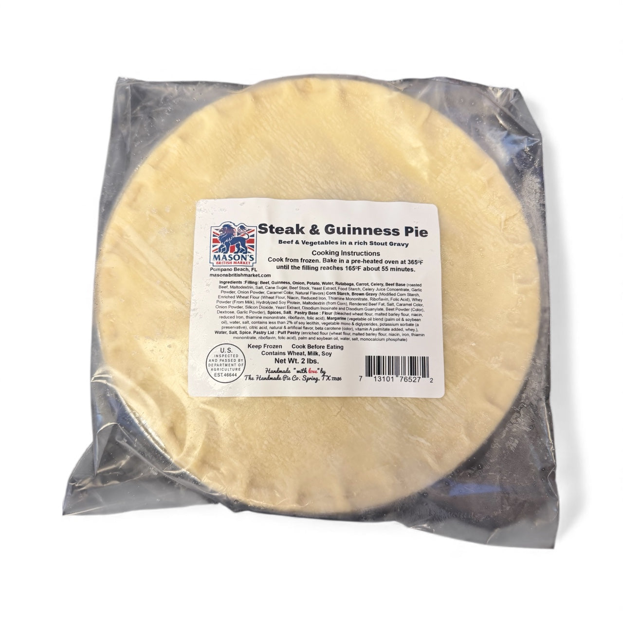 Mason's Family Size Steak & Guinness Pie 2lbs