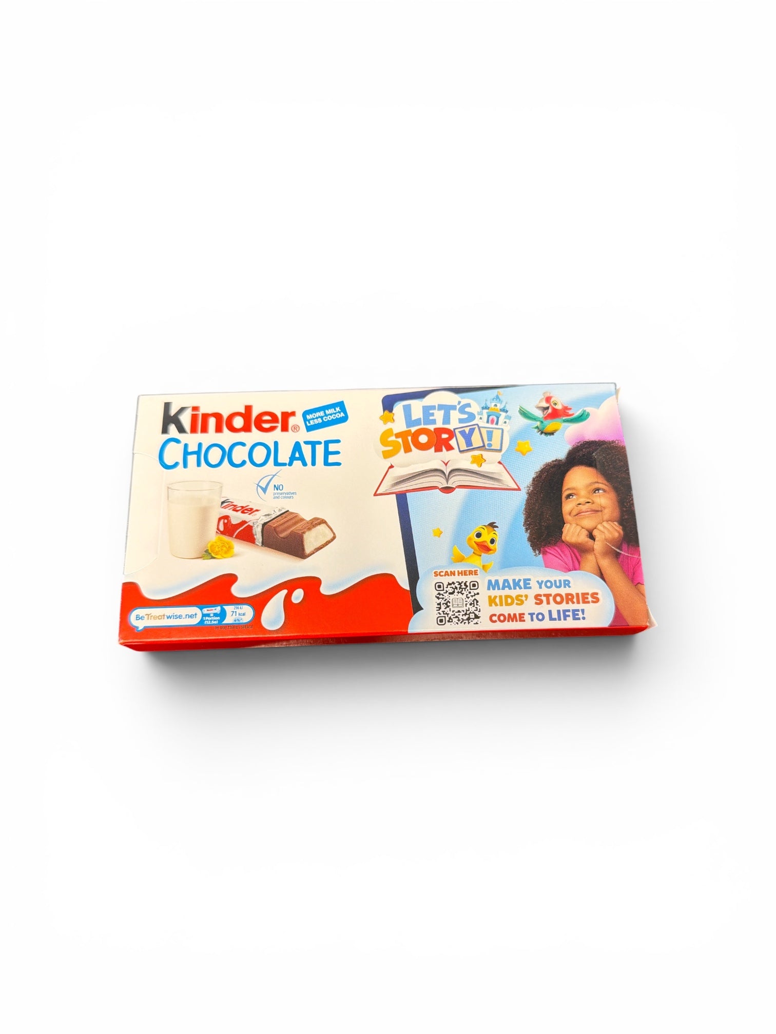 Kinder Chocolate 8pk (UK) 100g (8x12.5g)