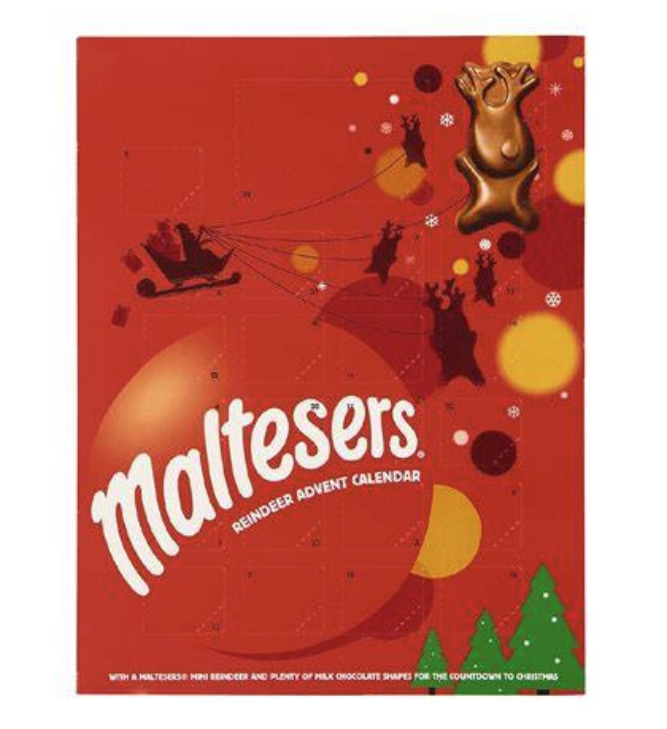 Mars Maltesers Mini Reindeer Advent Calendar 108g