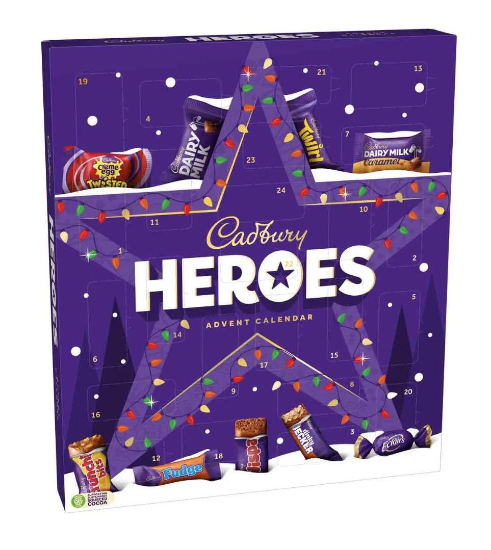 Cadbury Heroes Advent Calendar 230g