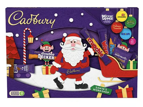 Cadbury Medium Santa Selection Box 125g