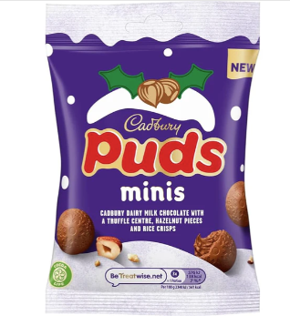 Cadbury Mini Puds 73g
