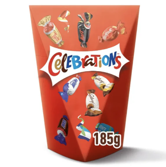 Mars Celebrations Pop Carton 185g